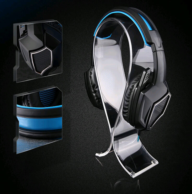 fashion design of  earcups 4 pin 3.5mm gaming headset 4